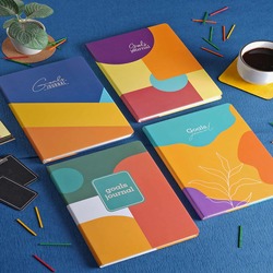 Scholar A5 GOALS Journal - 192 pgs - Artcover AGL2